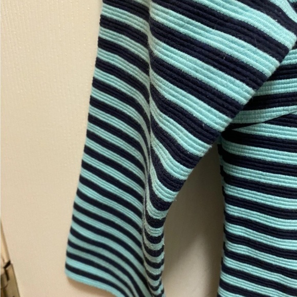 Lilly Pulitzer Striped Turquoise and Black Dress Sz S EUC!! - Picture 8 of 14